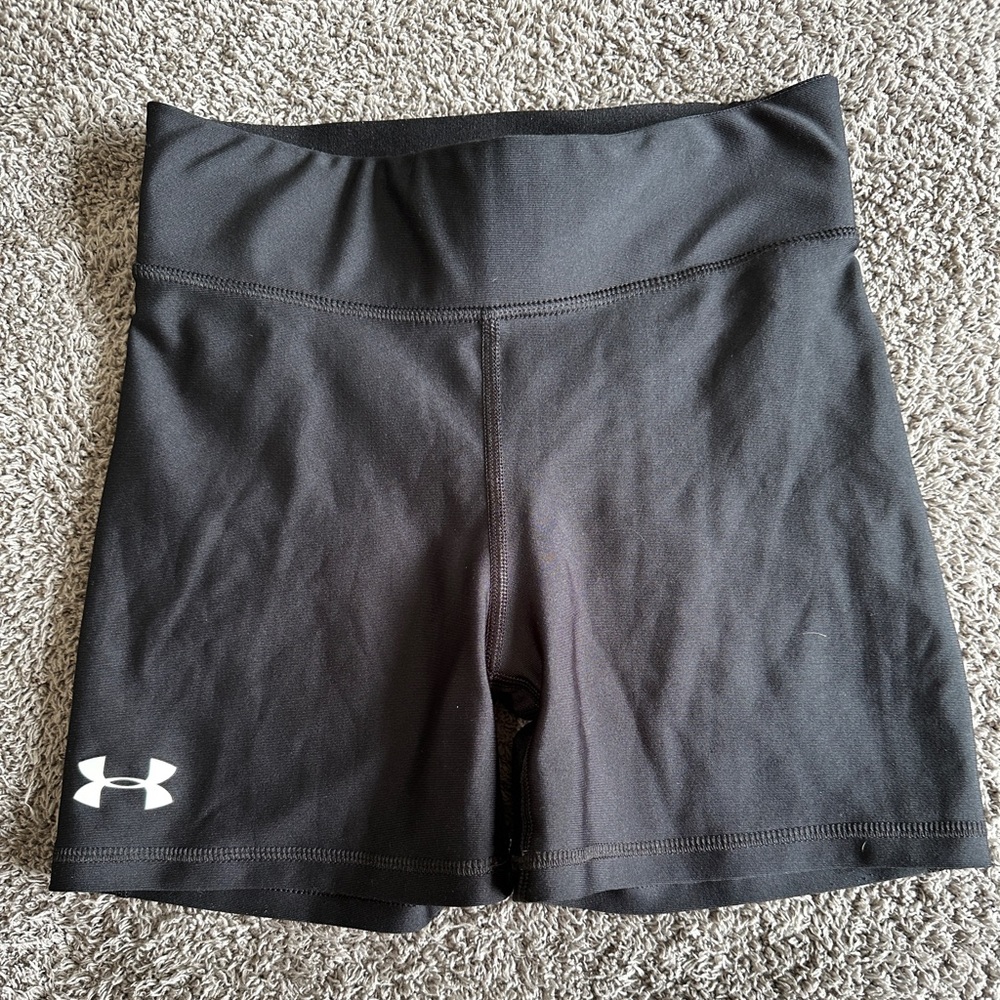 Black biker shorts - underarmour